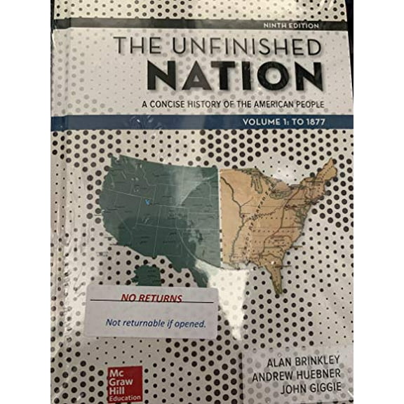Pre-Owned The Unfinished Nation: A Concise History of the American People Volume 1