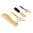 thumbnail image 2 of Kit de tijeras de corte de pelo juego de tijeras de peluquero ergonómicas y duraderas de acero inoxidable Ahorro de esfuerzo Multifuncional portátil Fácil de limpiar para ANGGREK Otros, 2 of 8