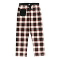 thumbnail image 3 of LazyOne Pajamas for Women, Cute Pajama Pants and Long Sleeve Top Separates, Black Plaid, X-small, 3 of 7