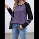 thumbnail image 5 of Sudadera de Larga para Mujer, con Bloques de Color, Informal, para Otoño. L, 5 of 7