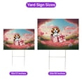 thumbnail image 5 of My Dog Is My Valentine Cute Beagle in Gift Box Yard Sign Beagles Dog Lover Gifts Idea Outdoor Home Lawn Garden Porch Decor - 03006, 5 of 5