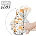 thumbnail image 6 of Stylish Dog Pattern Travel Mug - 40oz Leakproof Tumbler with Straw & Handle - Ideal Gift for Women Who Love Puppies, 6 of 7
