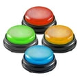 thumbnail image 3 of ColoMX 4 Uds respuesta zumbadores botón respuesta zumbadores juego mostrar botón zumbador aula zumbadores para oficina mascota doméstica botones juguete de entrenamiento, 3 of 8