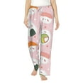 thumbnail image 2 of Picia Cute Sushi Womens Soft Woven Cotton Elastic Waistband Sleep Pajama Pant Lounge Sleep Pant With Pockets And Drawstring-XX-Large, 2 of 9