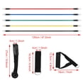 thumbnail image 2 of SAYFUT Fitness Resistance Bands Set of 11 Workout Exercise Band, Door Anchor,Tension Band Muscle Training Home Rally Belt, Fitness Equipment TPE Rally Kit Workout Bands for Total Body Exercise, 2 of 6