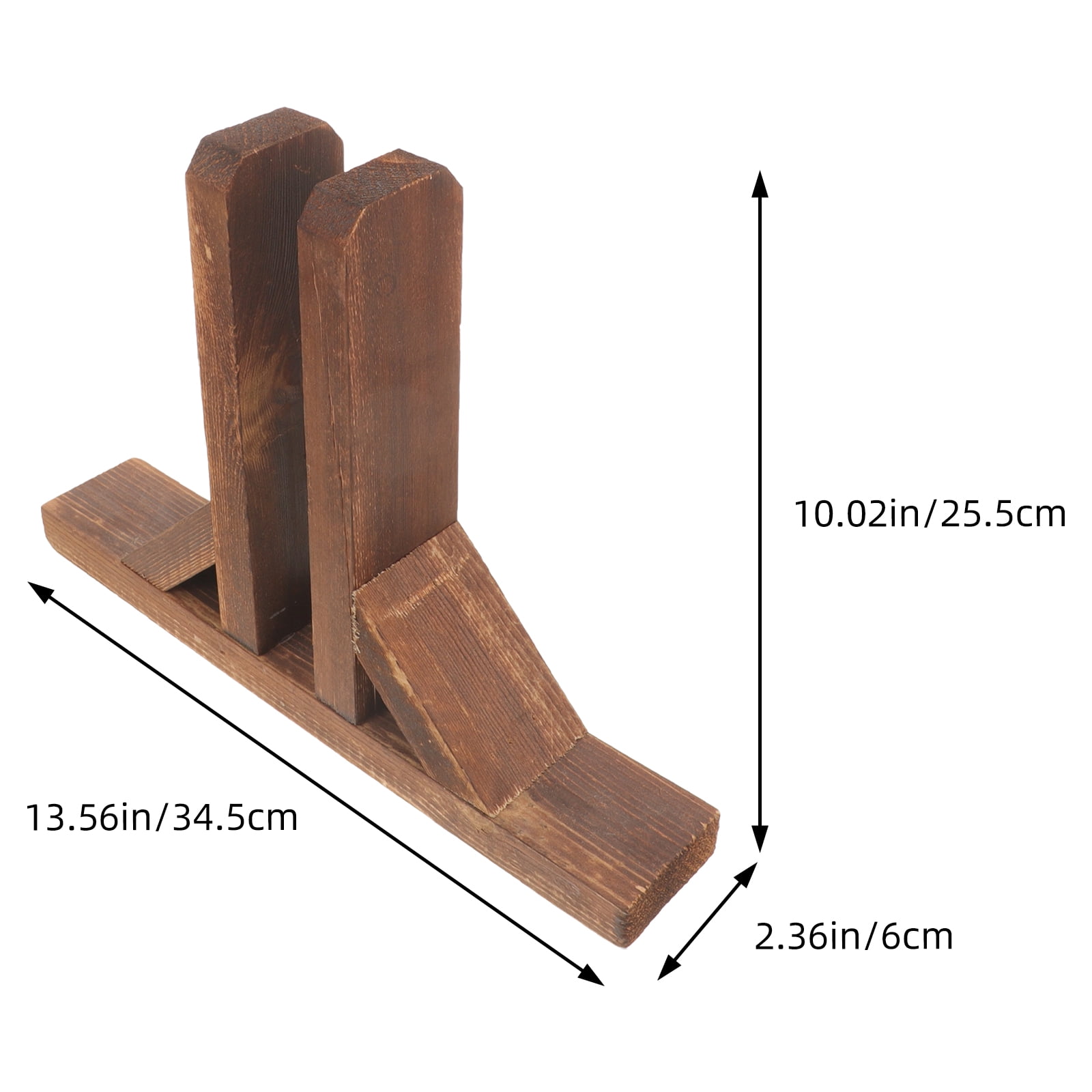 Supvox Wooden Room Divider Base Brown Thickened Support for Home Privacy Screen