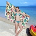 thumbnail image 7 of Coolnut Funny Lips Beach Towel Quick Dry Absorbent Bath Towels Sandproof Lightweight Towel for Gym Yoga Sports Swimming - 31x71in Washcloth Gift, 7 of 7