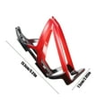thumbnail image 3 of Bike Water Bottle Holder, Road Cycling Rack, Plastic Mount with Hardware, Red,Vsgery, 3 of 9