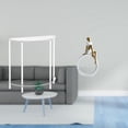 thumbnail image 2 of Mesa Auxiliar De Acrílico Con Figura De Niña Y Estatua De Mujer, Centro De Mesa, Mesita De Noche Versátil Para Dormitorio, Sala De Estar, Estantería Decorativa, 2 of 8