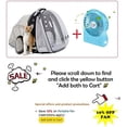 thumbnail image 2 of Mochila Transportadora Halinfer Expandible Doble 20000mlbs con Burbuja Extraíble para Gatos Grandes y Cachorros Pequeños, 2 of 3