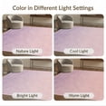 thumbnail image 7 of ODIKA 5'x7' Washable Area Rug Easy Care, Non-Shedding, Pet Friendly, Purple Pink Tie Dye Blend Interlocking Geometric Furry for Small Living Room, Bedroom, 7 of 7