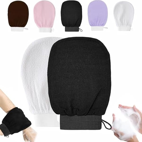 wonima11 Dead Skin Exfoliating Gloves, Fiber Exfoliating Gloves for Women & Men, for Remove Dead Skin