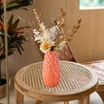 thumbnail image 6 of Meitianfacai Plastic Imitation Glazed Vase Living Room Flower Arrangement TV Cabinet Decoration Dried Flower Decoration Flower Pot Flower Utensil, Orange, 6 of 6