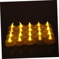 thumbnail image 3 of CHICHUMID 24PCS Electric Votives Tea Lights White PP Realistic Design for Home Decor, 3 of 8