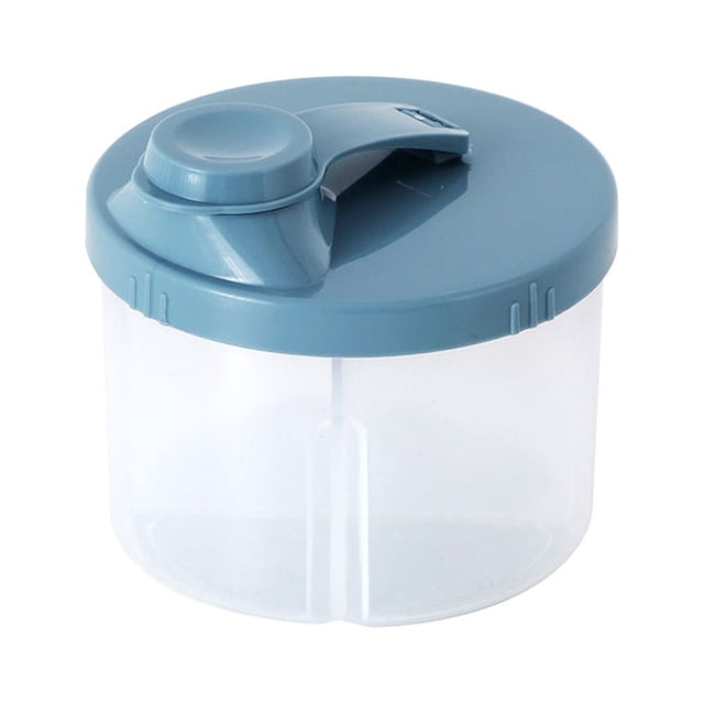 Dispensador de leche en polvo ligero y práctico para la alimentación del bebé, para uso general y para viajes.