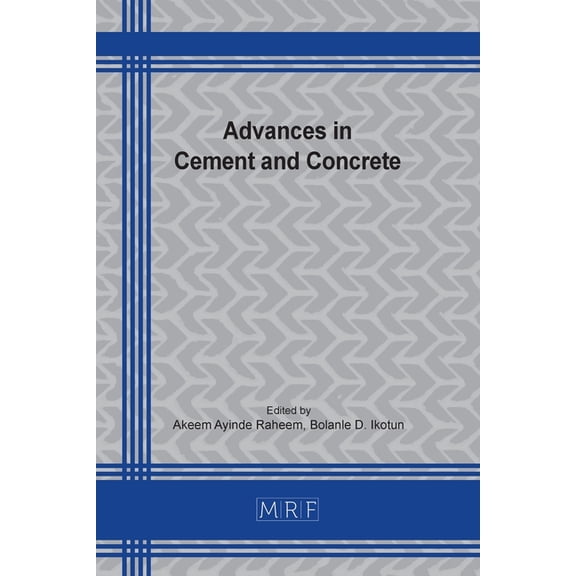 Materials Research Proceedings Advances in Cement and Concrete, Book 51, (Paperback)