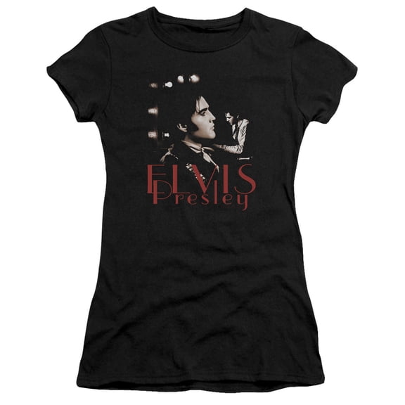 Elvis Presley Memories Premium Junior Women's T-Shirt Black