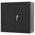 thumbnail image 3 of Sandusky Wall Mount Cabinet Adjustable 12.00 L in x 30.00 W in x 26.00 H in Metal 2 - Shelf, Black, 3 of 6