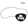 thumbnail image 1 of Elastic Band Comfortable Easy To Wear Pirate Eye Patch, Skull Eye Cover, Skull Eye Patch, For Halloween Black Rope Skull With Bones, 1 of 8