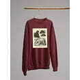 thumbnail image 3 of Brown Bearm. Polar Bear Sweatshirt Women -Sydenham Edwards Designs, Female Medium, 3 of 4