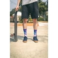 thumbnail image 4 of MERGE4 Greg Lutzka Sapphire Sky Blue Purple Unisex Crew Socks, 4 of 5