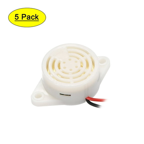 5Pcs DC3-24V Active Electronic Buzzer Piezo Alarm Sounder Intermittent 100dB Beep Speaker