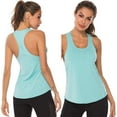 thumbnail image 2 of Babysbule Womens Summer Top Women Sport Fitness Tank Top Athletic Undershirt Yoga T-Shirt Quick Dry Vest, 2 of 8
