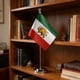 thumbnail image 3 of Decoración del hogar, decoración de habitaciones, decoración de paredes Adorno de bandera iraní una banderas, 3 of 4