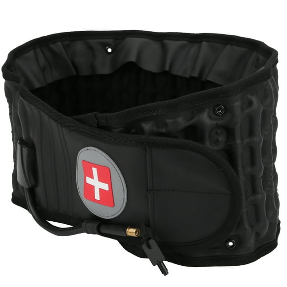 Inflatable Waist Belt, Universal Lumbar Decompression Belt PU With Extension Pad For Reducing Disc Pressure For Improving Local Blood Circulation
