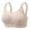 Grey, variant on Comfortable Large Size Gathered Underwear Anti Sagging Back Without Ring To Collect Breasts Running