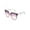 Purple, variant on FEISEDY Fashion Women Men Sunglasses Square Frame Metal Shape Nesting Lenses B2595