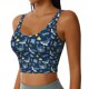 thumbnail image 2 of Balery Sea Turtle Sujetadores deportivos con espalda cruzada para mujer, acolchados, sin costuras, de alto impacto, ideales para yoga, gimnasio, entrenamiento y fitness.-Large, 2 of 8