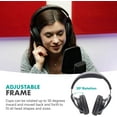 thumbnail image 6 of Movo MH-100 Hi-Fi Studio Headphones with Microphone - Wired Over Ear Headphones for Gaming and Music with 3.5mm and 6.35mm Input - Comfortable Headphones with Mic - Perfect Podcast Headphone, 6 of 7