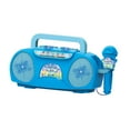 thumbnail image 3 of Micrófono para niños, máquina de karaoke, minialtavoz, regalos de cumpleaños, portátil, educativo Azul, 3 of 9