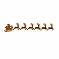 thumbnail image 2 of Reindeer Christmas Decor with Santa Sleigh Silhouette, 1 Piece, Led Illuminated Flat Cutout, for Indoor and Outdoor Holiday Display, Christmas Wall Decoration, 2 of 5