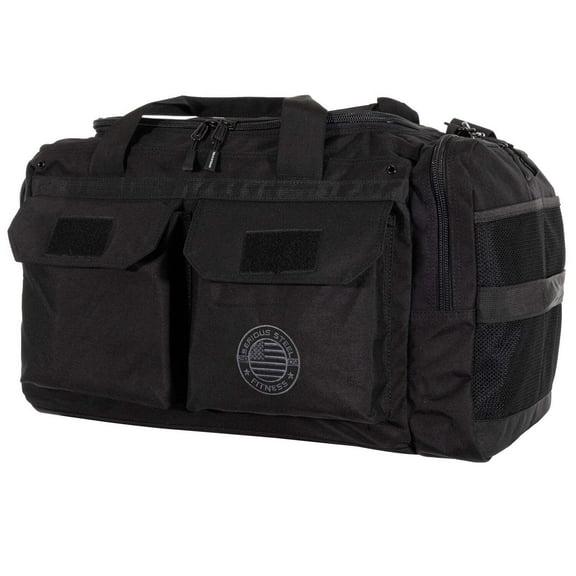 Serious Steel Fitness | 1000D Nylon Big Bud Duffel Bag | Black