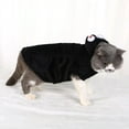 thumbnail image 2 of Fashionable Halloween Pet Spider Cosplay Costume Hoodie Warm Sweatshirt Suitable for Funny Dogs and Kitten (S,Black), 2 of 7