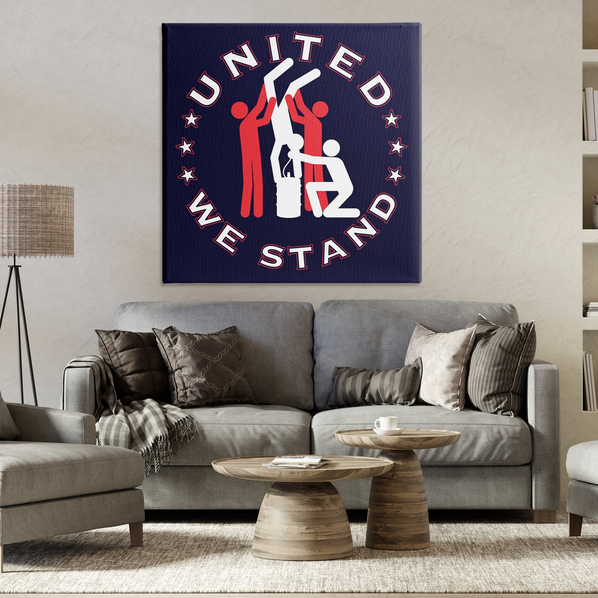 Stupell Industries Funny Keg Stand Novelty & Humor Painting Wrapped Canvas Art Print Wall Art, 36 x 36