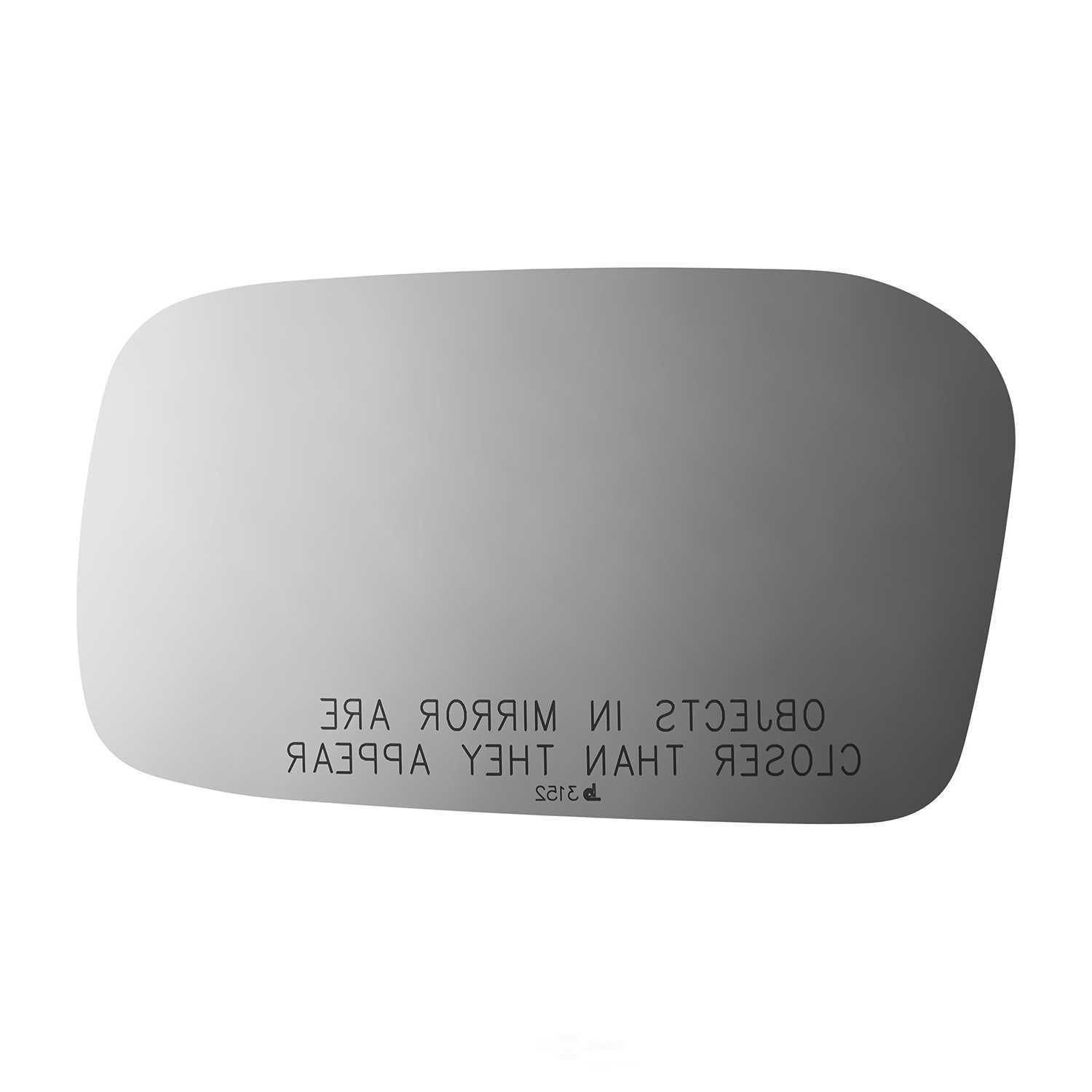 Burco Side View Mirror Replacement Glass - Clear Glass - 3152