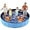 Blue - 97 Inch, variant on Foldable Pool for Large Dogs and Kids, 77 Portable Kiddie Swimming Pool Bath Tub Non-Slip, Hard Plastic Heavy Duty Outdoor Childrens Pool XXL - 16" H