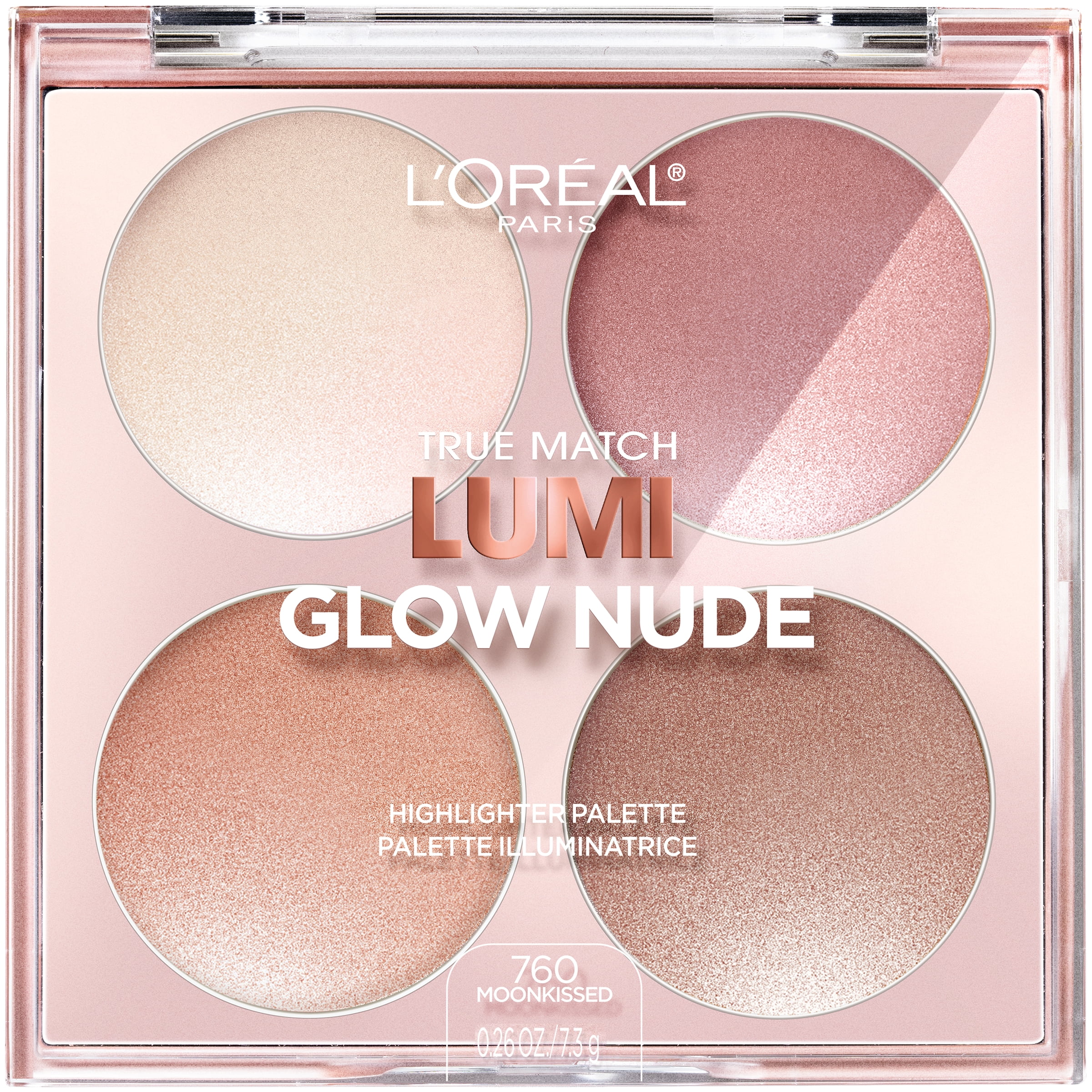 L'Oreal True Match Lumi Glow Nude Highlighter Palette, Moonkissed, 0.26 oz - Walmart.com