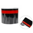 thumbnail image 5 of Matte Black With Red Rally Stripes Racing Trim Car Body Front Hood Decal, 5 of 7