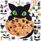 thumbnail image 1 of Juego de fieltro de calabaza para Halloween, decoraciones de calabaza de fieltro desmontables, para fiesta de Halloween (gato de calabaza), 1 of 4