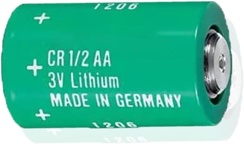 2PCS CR1/2 AA 3V Lithium Battery CR14250, CR-1/2-AA Cylindrical Battery 950mAh