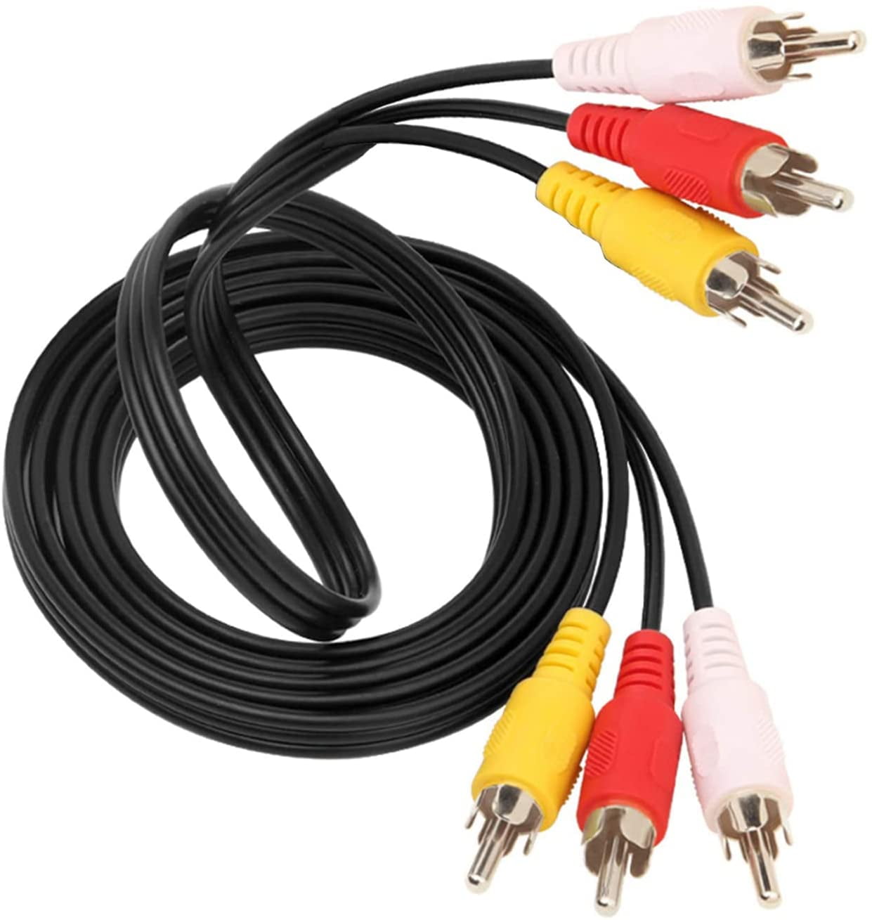 A/V 3 RCA Cable For Roku,2,LT,HD,2 XD,2XS,HDTV Digital Media Streamer Plaryer 