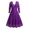 thumbnail image 1 of Vestido Talla Extra Festoneado Encaje Rosegal  Vestidos de encaje de talla grande, 1 of 5