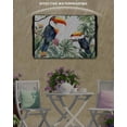 thumbnail image 6 of Outdoor TV Cover 48 to 50 Inch Weatherproof, Tropical Botanical Waterproof TV Screen Protector for Outside Decor with Zipper and Pocket 48"L x 30"H , Palm Banana Leaf Toucan Green, 6 of 7