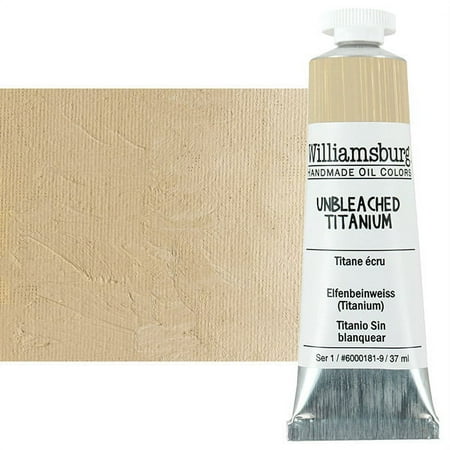 UPC: 0877463001208 | Williamsburg Handmade Oils – Williamsburg Handmade Oil Color – 37ml Tube – Unbleached Titanium