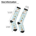 thumbnail image 5 of Balery Cute Gnome Bee Collects Honey Printed Novelty Socks Men's Women's Crew Socks Sports Socks Knee High Socks Cotton Socks Quirky and Cool Socks, 5 of 9