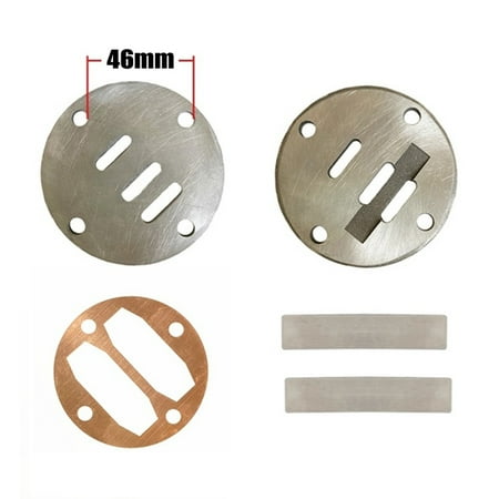 

Piston Air Compressor Cylinder Valve Plate Hole to Hole 46mm Air Pump Fitting